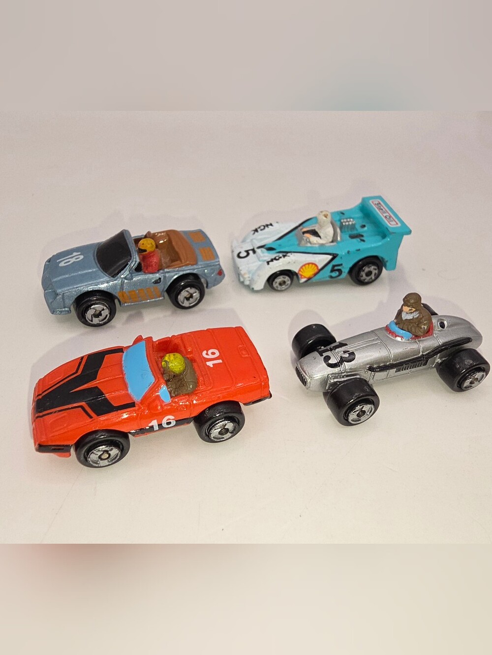 1990 Micro Machines Drivers Hotfoot Collection #1 Complete Set